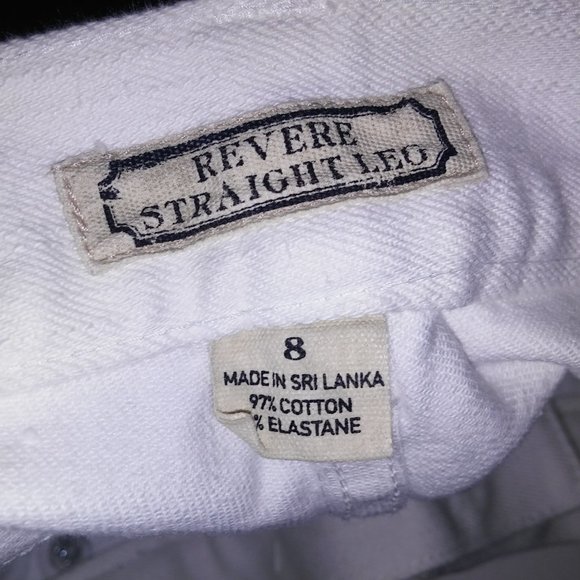 American Living Jeans Womens Size 8 Revere Straight Leg Solid White Waist 32" Ri - Picture 11 of 11